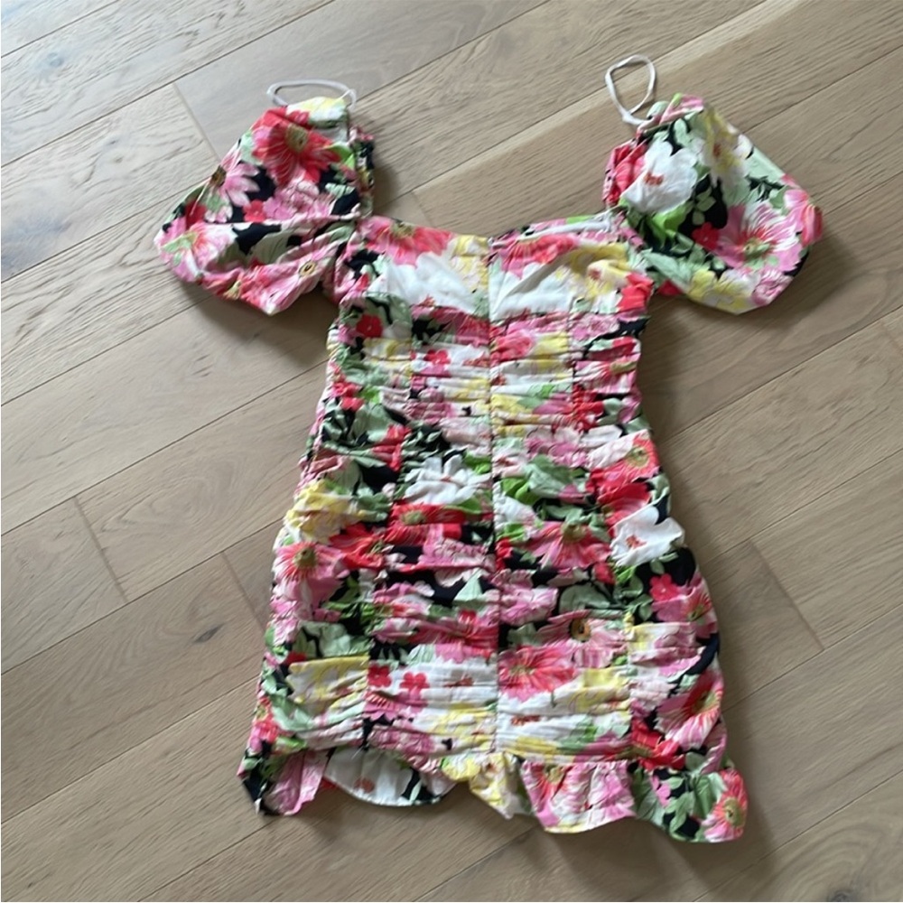 Zara Multicolor Floral Dress - Picture 4 of 9